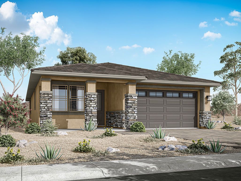 Fairways in Victory at Verrado - Sawgrass II Desert Prairie Elevation:sawgrass ii floor plan new homes for sale fairways in victory at verrado buckeye az william ryan