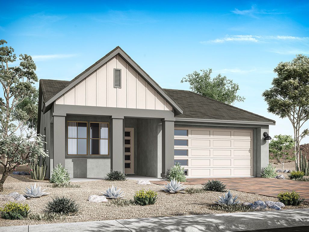 Fairways in Victory at Verrado -  Sawgrass II Modern Farmhouse Elevation:sawgrass ii floor plan new homes for sale fairways in victory at verrado buckeye az william ryan