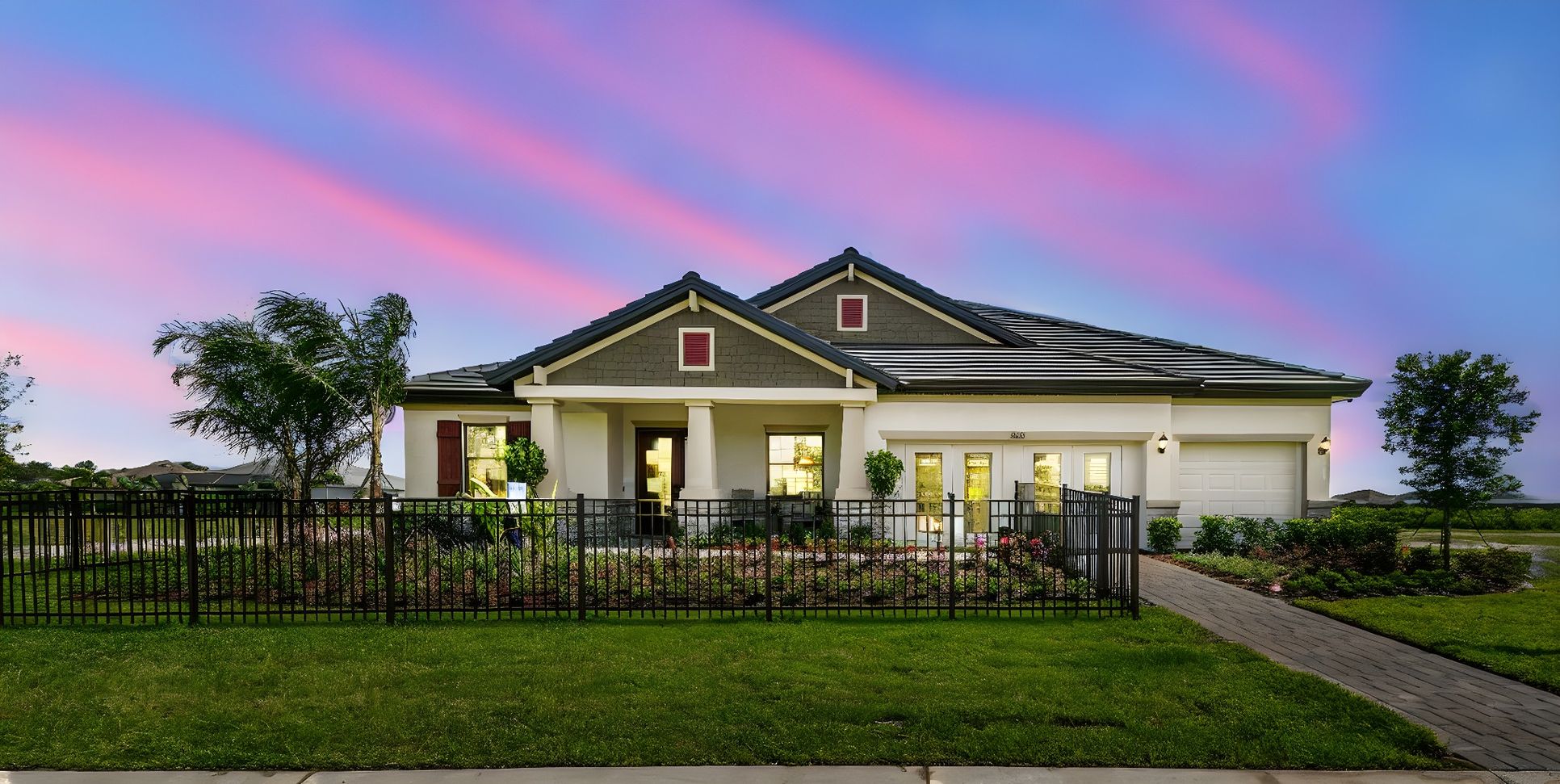 Joyce - New Home Craftsman Elevation:Joyce -Craftsman Elevation
