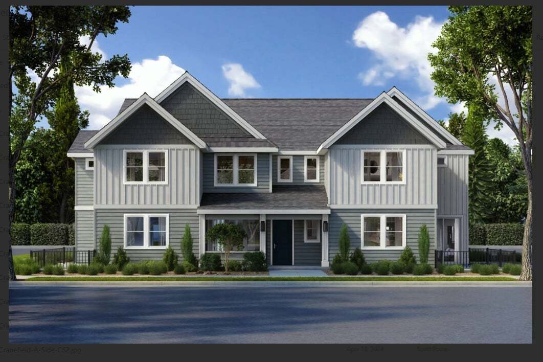 B2 Townhome rendering:B2 Townhome rendering