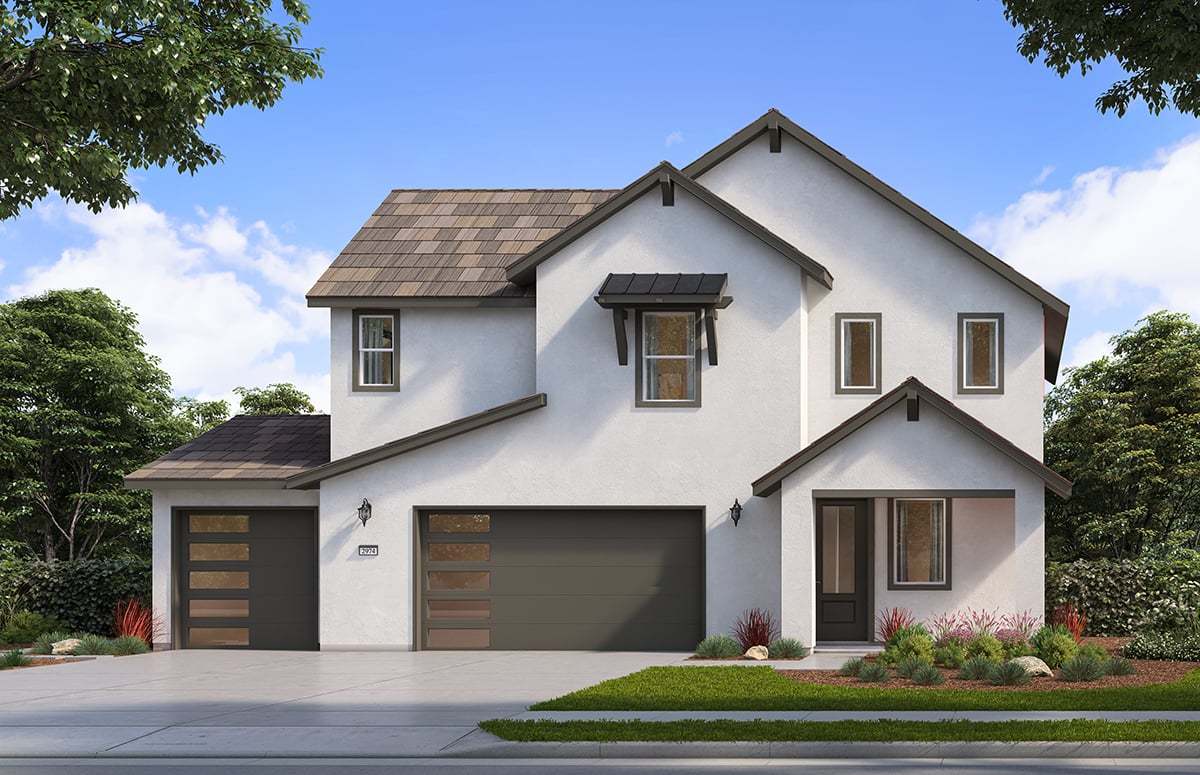 Meadow Plan 5A - 3-Car Garage:Meadow Plan 5A - 3-Car Garage