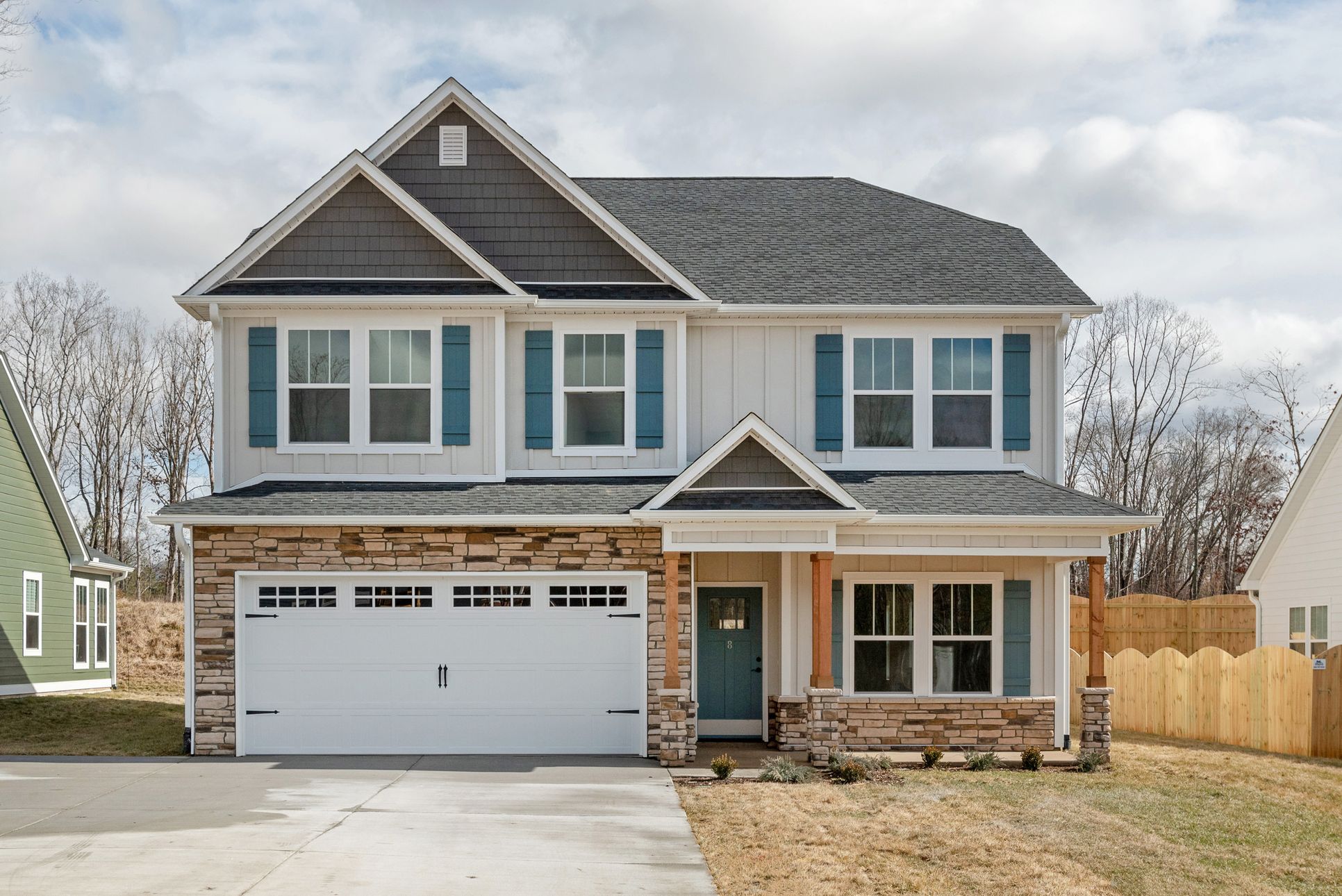 Exterior Front - Madison Floor plan elevation 6