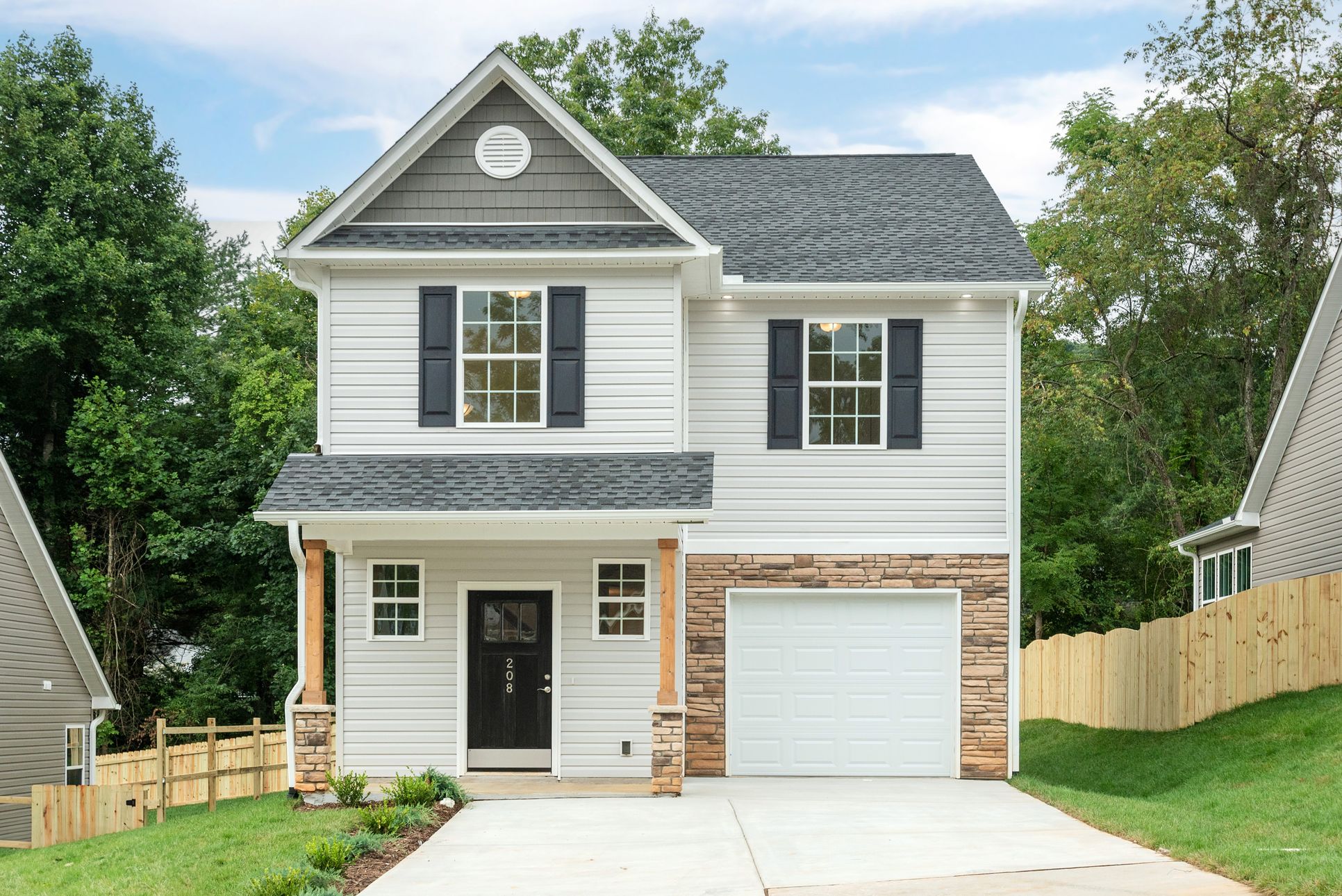 Exterior Front - Belvedere Floor plan Elevation 4