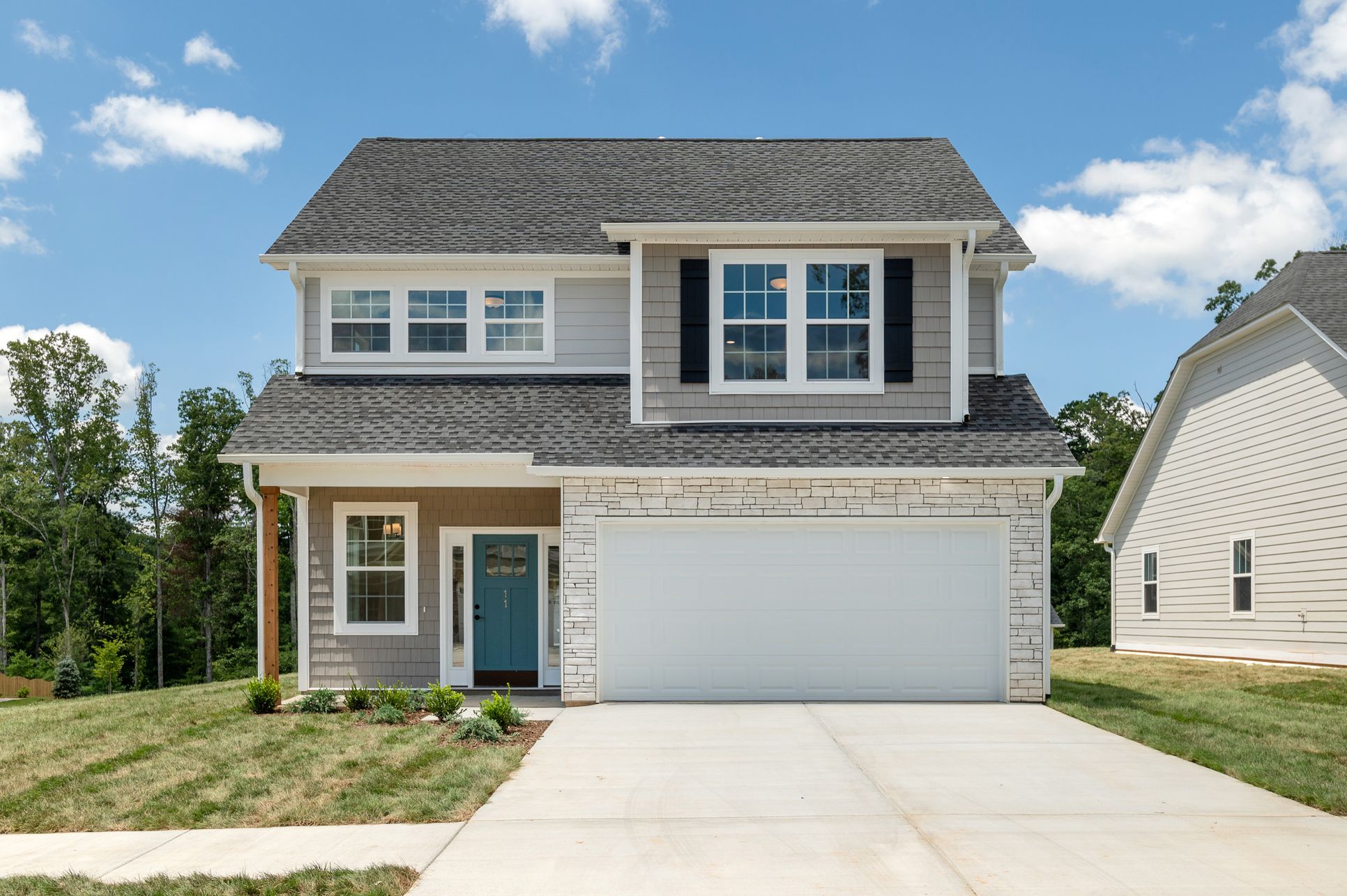 Exterior Front - Winston Floor plan Elevation 4