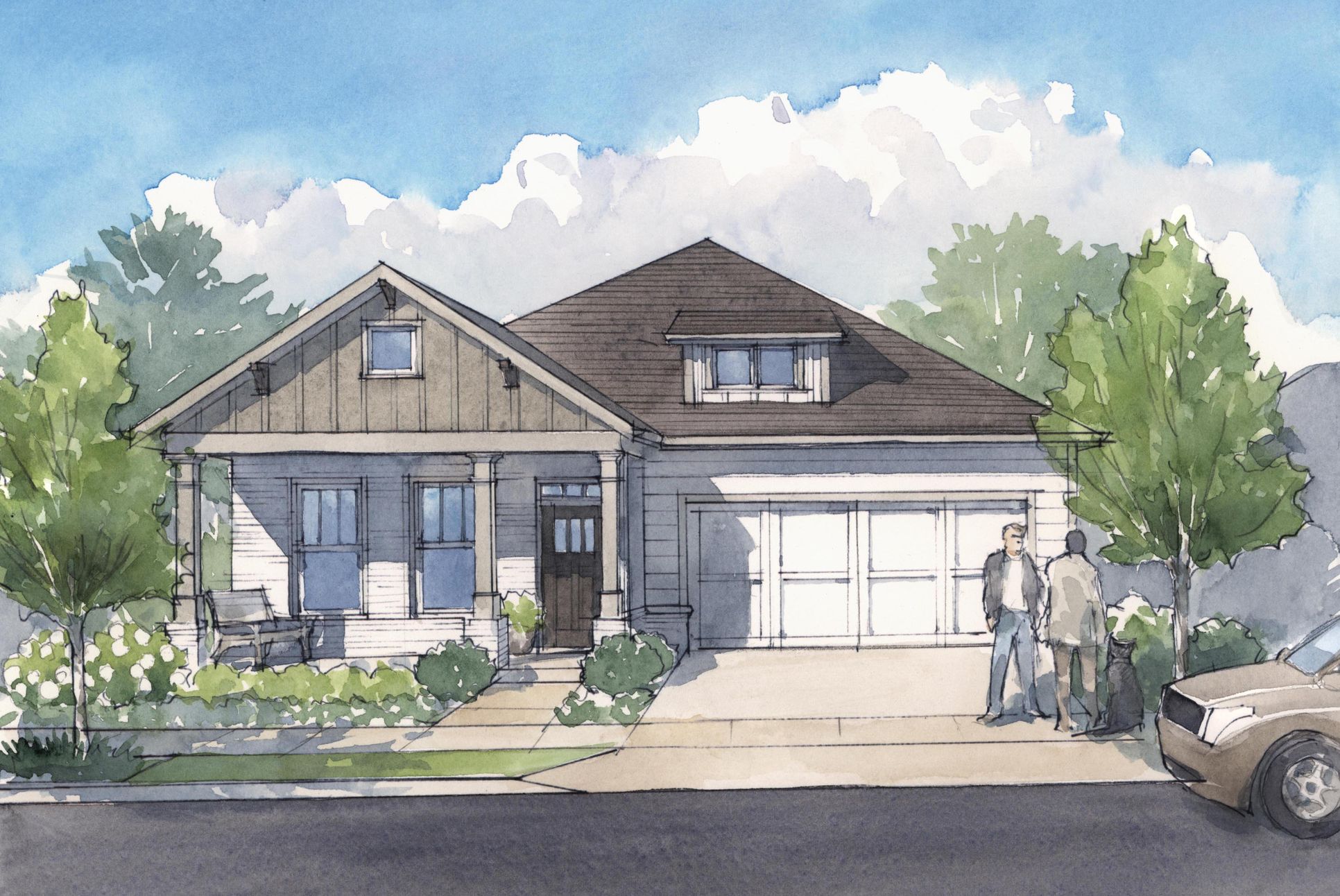 The Brookhaven:Elevation