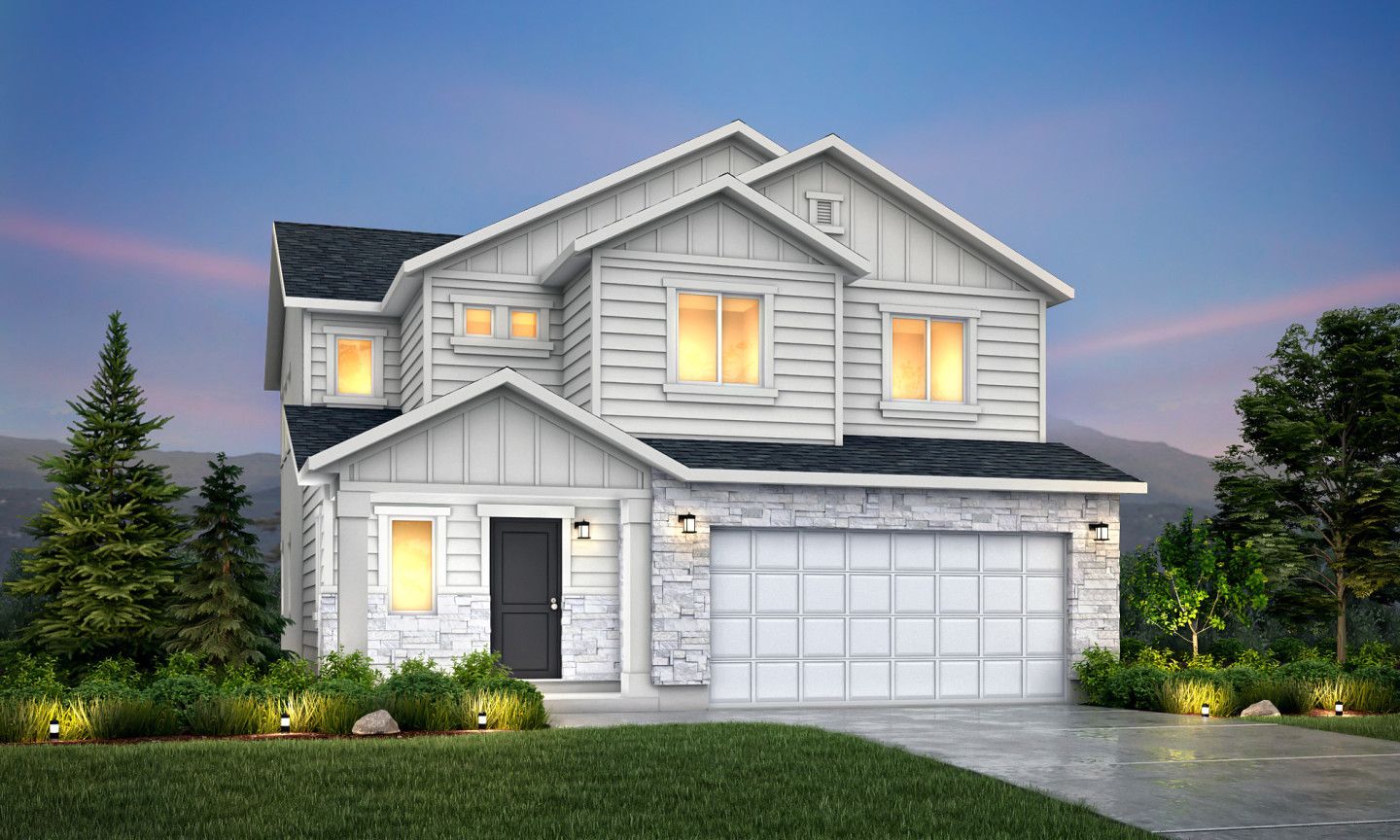 Sycamore - Traditional (Elevation A):Shoreline Bayview