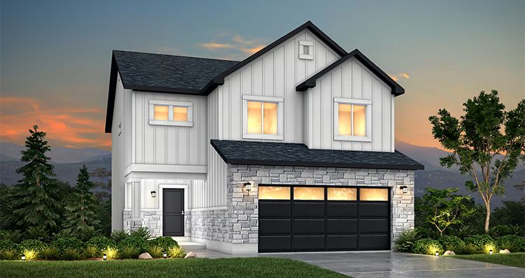 Birch - Farmhouse (Elevation B):Shoreline Bayview