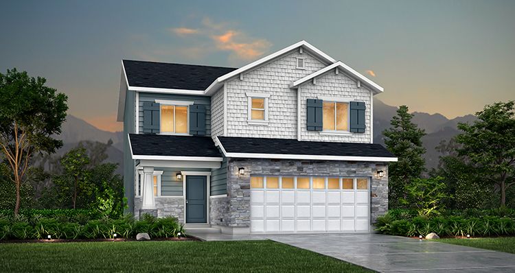 Cedar - Craftsman (Elevation C):Shoreline Bayview