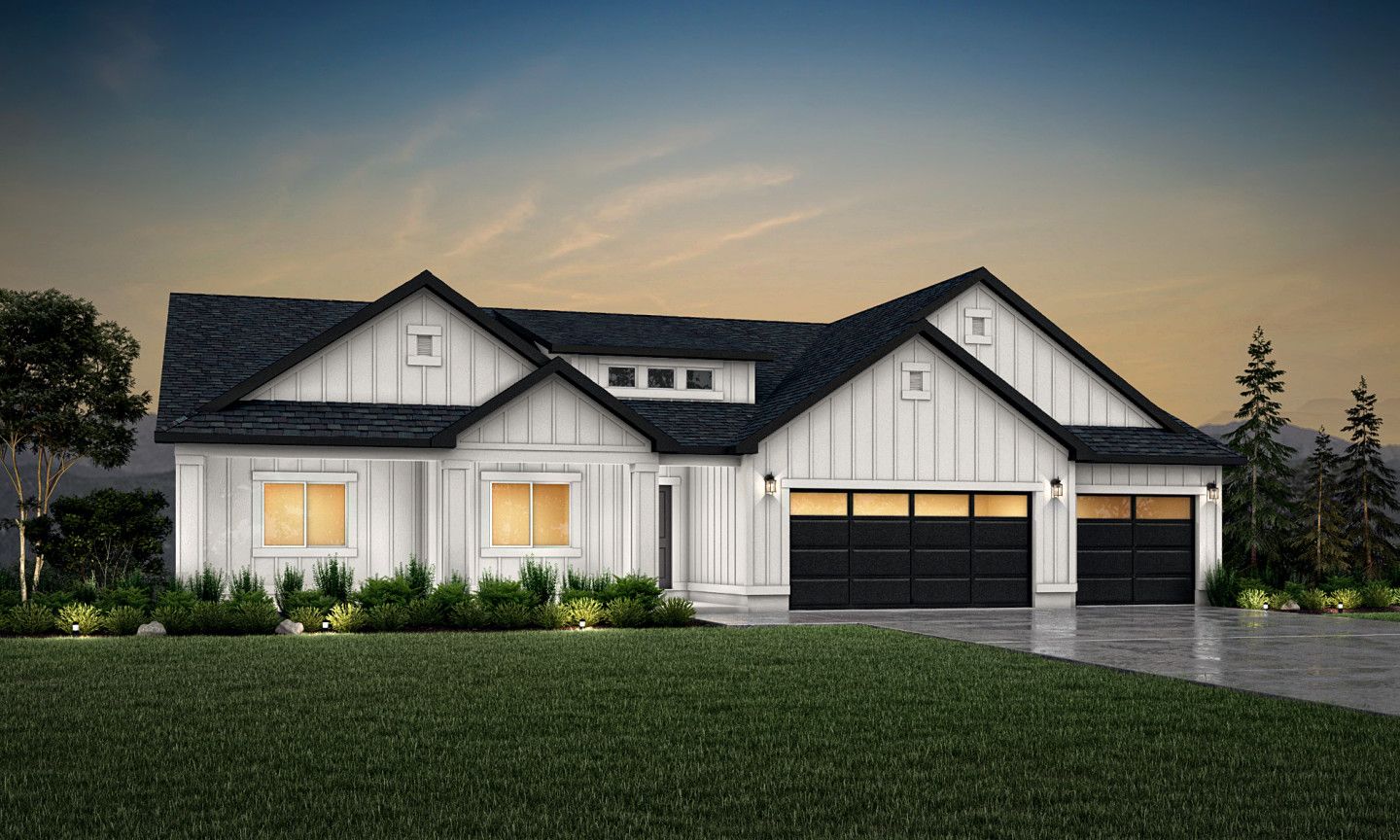 Zion - Farmhouse (Elevation B):Shoreline Parkview