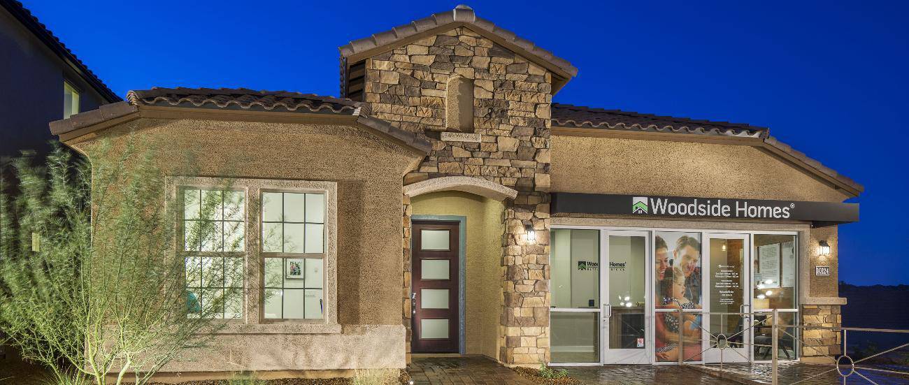 Woodside Homes Pillar at the Meadows