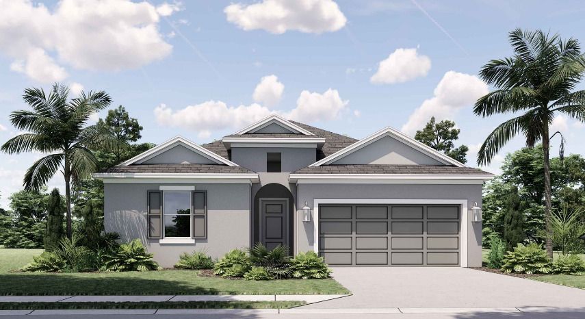 Sunset - Traditional:One plan, two looks. The Sunset offers Traditional and Craftsman exteriors—pick the style that suits your vision while enjoying the same thoughtfully designed interior.