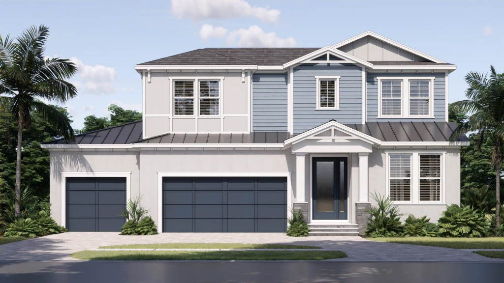 Retreat Elevation - Front View:Retreat Elevation - Front View